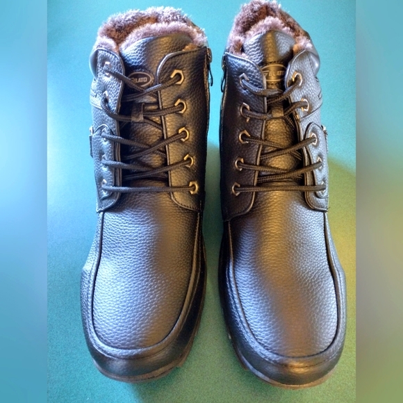 NWT Gelato Men's Faux Fur Lined Leather Cold Weather Boots - Picture 2 of 10